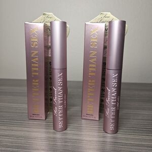Too Faced (2) Better than Sex Mascara Full size new in box